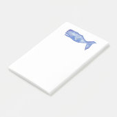 Watercolor Walvis Post-it® Notes (Schuin)