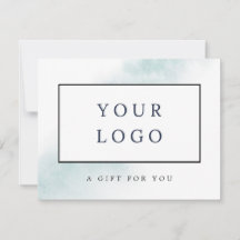 Watercolor Wash | Blauwe cadeaubon