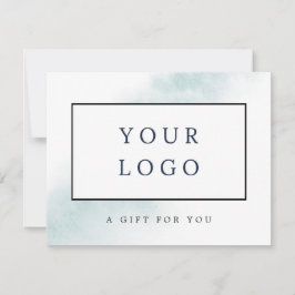 Watercolor Wash | Blauwe cadeaubon