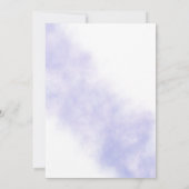 Watercolor Wash | Blauwe "We Do Again" Huwelijksbe Kaart (Achterkant)