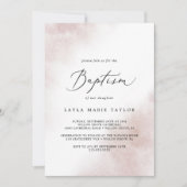 Watercolor Wash | Roze Doop Kaart (Voorkant)