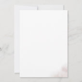 Watercolor Wash | Roze Doop Kaart (Achterkant)