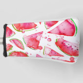 Watercolor Watermeloen 1 Golfheadcover (Voorkant)