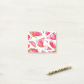 Watercolor Watermeloen 1 Post-it® Notes (Op bureau)