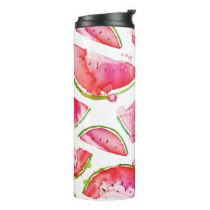 Watercolor Watermeloen 1 Thermosbeker