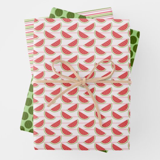 Watercolor Watermelon Pattern   Inpakpapier Vel (In situ)