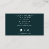 Watercolor Waves Business Card Visitekaartje (Voorkant)