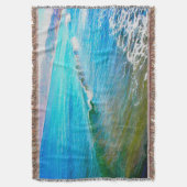 Watercolor Waves  Deken (Voorkant Verticaal)