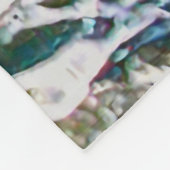 Watercolor Waves  Fleece Deken (Hoek)