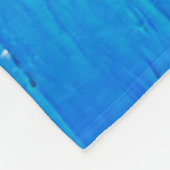 Watercolor Waves  Fleece Deken (Hoek)