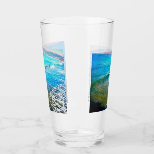 Watercolor Waves Glas (Links)