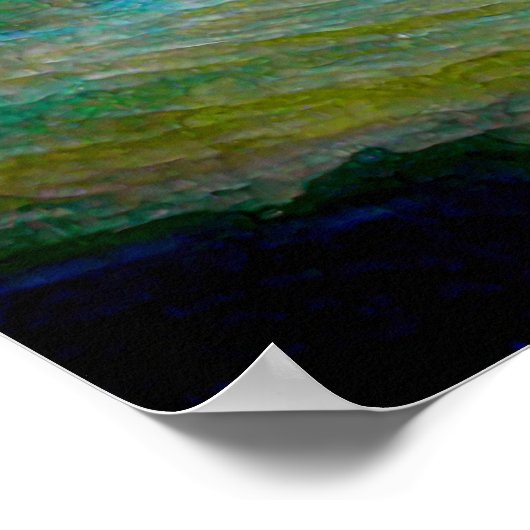 Watercolor Waves Poster (Hoek)