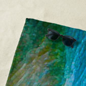 Watercolor Waves Strandlaken (In situ)