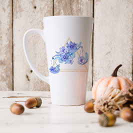 Watercolor Weegschaal Astrologie Sterrenbeeld | Mo Latte Mok