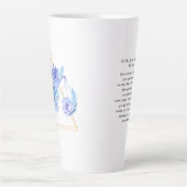 Watercolor Weegschaal Astrologie Sterrenbeeld | Mo Latte Mok (Voorkant)