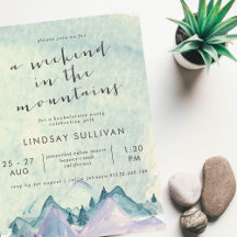 Watercolor Weekend in de Bergen Bachelorette