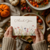 Watercolor Weide Bruidsboeket Bruidsshower Bedankkaart