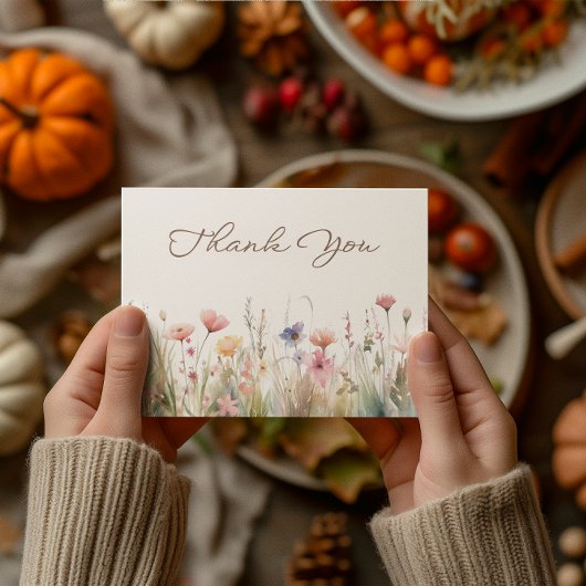 Watercolor Weide Bruidsboeket Bruidsshower Bedankkaart