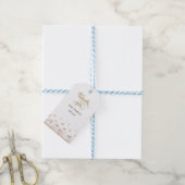 Watercolor Weide Vlinders Cadeaulabel (Met Touw)