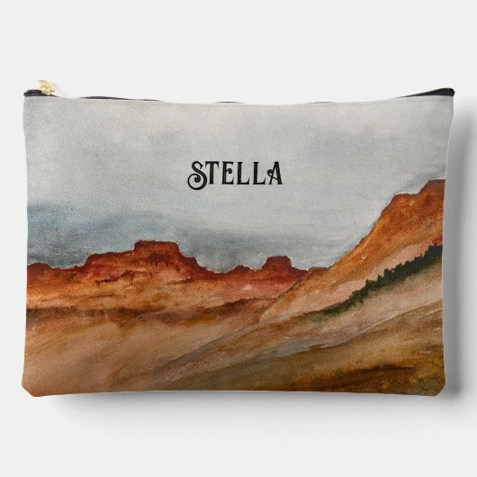 Watercolor Western Desert Landscape Etui (Voorkant)