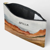 Watercolor Western Desert Landscape Etui (Open)