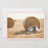 Watercolor Western Kerst Cowboy Kerstkaart Kaart (Achterkant)