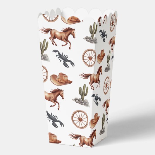 Watercolor Western Kid Art Bedankdoosjes (Achterkant)