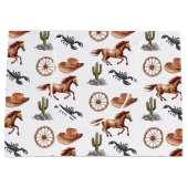 Watercolor Western Kid Art Groot Cadeauzakje (Voorkant)