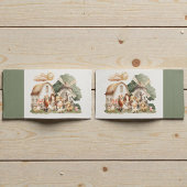 Watercolor Whimsical Farm Animals Kussensloop