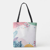 Watercolor Whimsy Tote Bag (Achterkant)