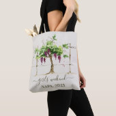 Watercolor Wijntas Tas voor Meidenweekend (Dichtbij)