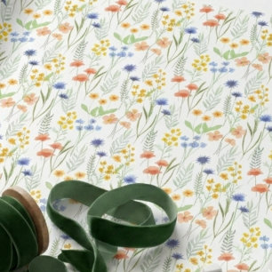 Watercolor Wilde Bloem Cadeaupapier