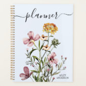 Watercolor Wilde Bloemen Boeket #1 Planner (Voorkant)