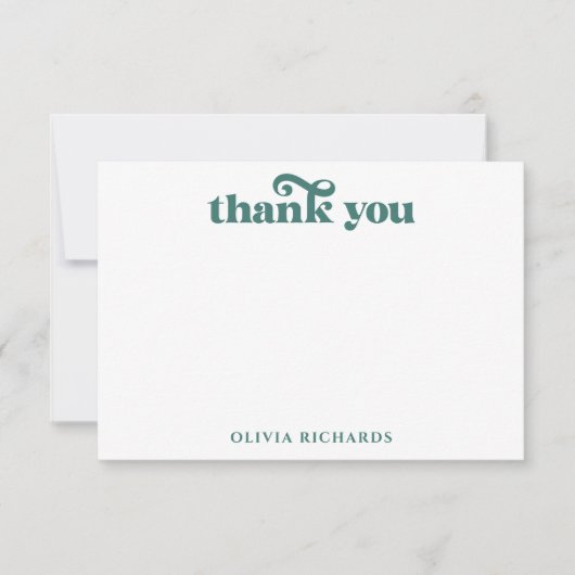 Watercolor Wilde Bloemen Boho Bruiloft Feest Bedankkaart (Voorkant)