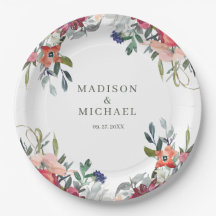 Watercolor Wilde Bloemen Boho Tuin Bruiloft