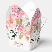 Watercolor Wilde Bloemen Bruidsfeest Bedankdoosjes (Geopend)