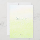 Watercolor Wilde Bloemen|Fijne Moederdag Feestdagenkaart (Achterkant)