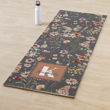 Watercolor Wilde Bloemen Initiaal Naam