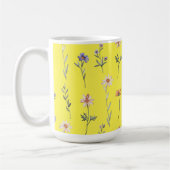 Watercolor Wilde Bloemen Koffiemok (Links)