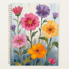 Watercolor Wilde Bloemen | Schilderij van Bloemenv Planner