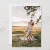 Watercolor Wilde Bloemen Trouw Save the Date (Achterkant)