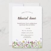 Watercolor Wilde Bloemen Vlinders Kaart (Voorkant)