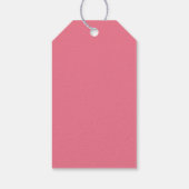 Watercolor Wilde Bruiloftsdouche Cadeaulabel (Achterkant)