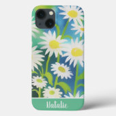 Watercolor Wilde Madeliefjes Handtekening Case-Mate iPhone Case (Achterkant)