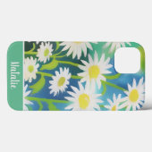 Watercolor Wilde Madeliefjes Handtekening Case-Mate iPhone Case (Achterkant (horizontaal))