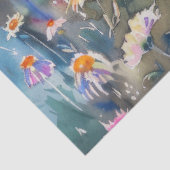 Watercolor Wildebloemen Decoupage Tissuepapier (Detail)