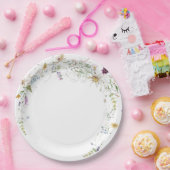 Watercolor Wildfire Bruiloftsfeest Papieren Bordje (Feest)