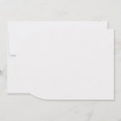 Watercolor Wildflower Garden Wedding  Kaart (Achterkant)