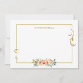 Watercolor Wildflower Spring Summer  Notitiekaartje (Voorkant)