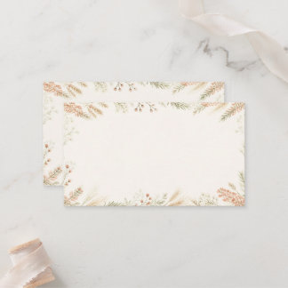 Watercolor Wildflower Wedding Place Card Plaatskaartje